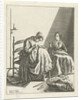 Two sewing women by Johannes Covens and Cornelis Mortier
