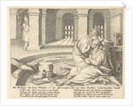 A daughter suckles her mother in jail by Claes Jansz. Visscher II