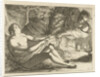 Satyr with a nymph by Anonymous