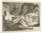 Satyr with a nymph by Anonymous