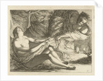 Satyr with a nymph by Anonymous