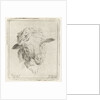 Head of a sheep by Jacobus Cornelis Gaal