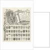 Coat of arms map of ancient families of Utrecht, The Netherlands, sheet top left by Johannes van Hiltrop