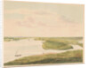 View of the Waal northeast of Nijmegen by Derk Anthony van de Wart