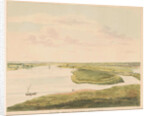 View of the Waal northeast of Nijmegen by Derk Anthony van de Wart