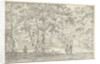 Hikers in a park in Zeist by Johannes de Bosch
