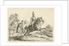 Two soldiers on horseback by Johannes Mock
