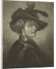 Man with feathered beret by Johannes Mock