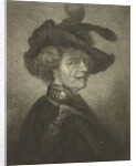 Man with feathered beret by Johannes Mock