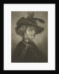 Man with feathered beret by Johannes Mock
