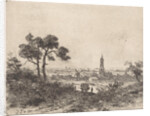 View of Rhenen (?) by Johannes Pieter van Wisselingh