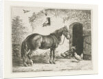 Horse with Halter by Christiaan Wilhelmus Moorrees