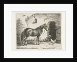 Horse with Halter by Christiaan Wilhelmus Moorrees