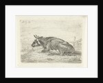 Lying cow by Pieter Gaal