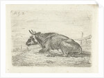 Lying cow by Pieter Gaal