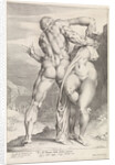 Rape of a Sabine woman, rear view by Louis Renard