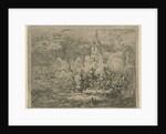 Conquest of a village by Gerardus Emaus de Micault