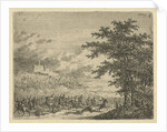Horsemen Battle at Fort Konigstein by Gerardus Emaus de Micault