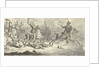 Cavalry during a battle by Gerardus Emaus de Micault