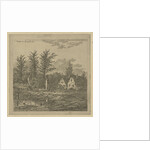 Three men in a quarry by Gerardus Emaus de Micault