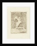 Naked kneeling man by I. Ephraimsz. Dresden