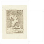 Naked kneeling man by I. Ephraimsz. Dresden