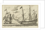 The ships Vergulde Dolfijn and De Kat by Anonymous