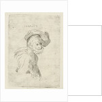 Portrait of a man with beret by Johan Antoni Kauclitz Colizzi