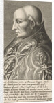 Portrait Bust of Pope Adrian VI with a richly ornamented robe by Hendrik Bary