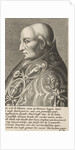 Portrait Bust of Pope Adrian VI with a richly ornamented robe by Hendrik Bary