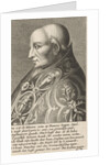 Portrait Bust of Pope Adrian VI with a richly ornamented robe by Hendrik Bary