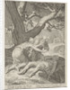 Adam and Eve mourn the death of Abel by Theodorus Schrevelius