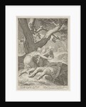 Adam and Eve mourn the death of Abel by Theodorus Schrevelius