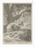 Adam and Eve mourn the death of Abel by Theodorus Schrevelius