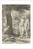 Adam and Eve before the Tree of Knowledge of Good and Evil by Isack Houwens