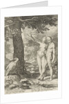 Adam and Eve before the Tree of Knowledge of Good and Evil by Isack Houwens