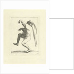 Vomiting man by Frederik de Wit