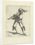 Jester with a violin by Frederik de Wit