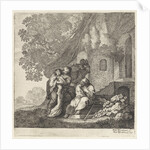 Return of the Holy Family from Egypt by Matheus Moysesz. van Wtenbrouck