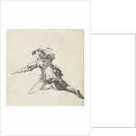 Soldier with rifle left by Philips Wouwerman