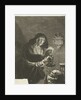 Old woman by candlelight by Joachim von Sandrart