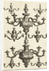Two large and six small chandeliers, Daniël Marot (I) by Anonymous