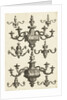 Two large and six small chandeliers, Daniël Marot (I) by Anonymous