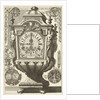 Clock in the form of a rectangular urn, Daniël Marot (I) by Anonymous