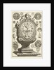 clock on pedestal, crowned with globe, Daniël Marot (I) by Anonymous