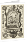 Clock on console awarded bust, Daniël Marot (I) by Anonymous