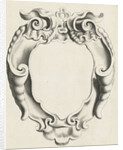 Cartouche with lobe ornament whose edges curl inwards, Michael Mosijn, Gerbrand van den Eeckhout by Clement de Jonghe