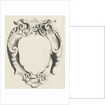 Cartouche with lobe ornament whose edges curl inwards, Michael Mosijn, Gerbrand van den Eeckhout by Clement de Jonghe