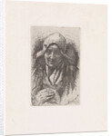 Peasant woman with folded hands by Elchanon Verveer