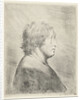 Portrait of a man in profile to the right by Pieter Fransz. de Grebber